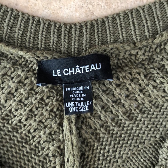 🌸 Le Chateau khaki poncho - Picture 5 of 14